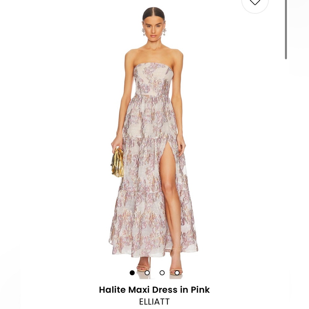 Selling my Revolve Elliatt Maxi Halite Dress in the color blush, size Large